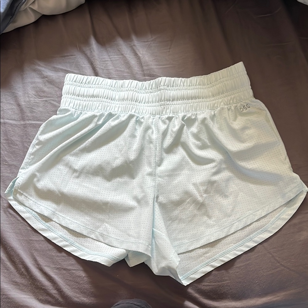 DSG Women's Athletic Shorts in Soft Blue